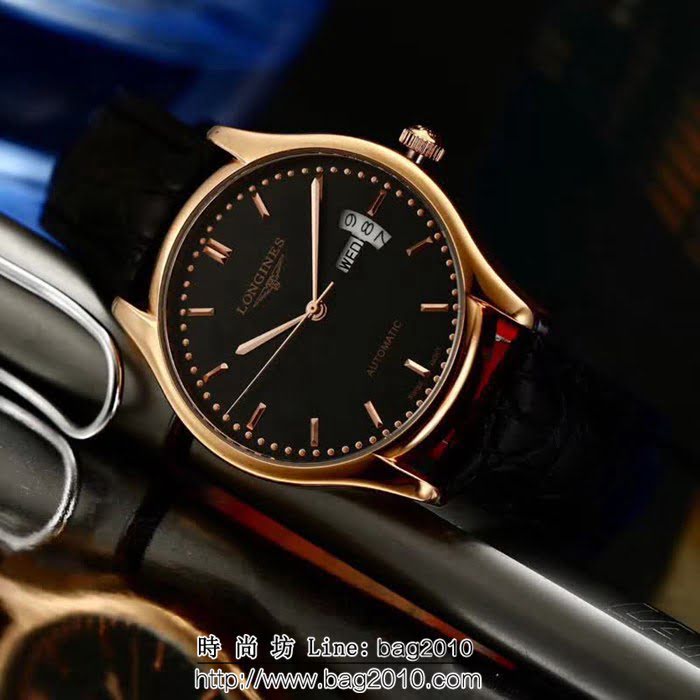 LONGINES浪琴 高級定制 全自動機械 男士腕表 WSS0414